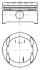 Поршень OPEL "1.6 "94-00 KOLBENSCHMIDT 94637620 (фото 1)