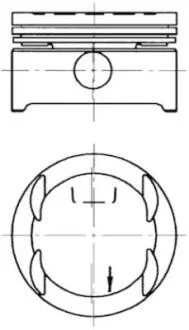 Поршень OPEL "1.6 "94-00 KOLBENSCHMIDT 94637620