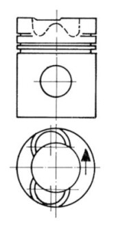 Поршень KOLBENSCHMIDT 94724700