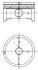 A_Поршень, комплект FORD/VOLVO Focus,Mondeo,Fiesta,C30,S40,S80,V50 2,0i 16V 00- KOLBENSCHMIDT 99457600 (фото 1)