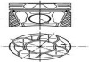 Поршень с кольцами, стандарт KOLBENSCHMIDT 99535600 (фото 1)