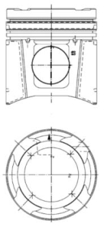 Поршень KOLBENSCHMIDT 99697600 (фото 1)