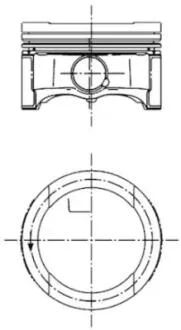 Поршень Audi A3/A4/VW Passat/Caddy 1.6 96-10 KOLBENSCHMIDT 99792600