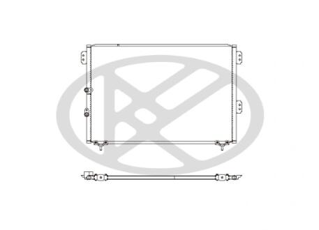 Радіатор кондиціонера KOYORAD CD010561 (фото 1)