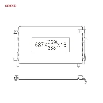 Радіатор кондиціонера KOYORAD CD090453