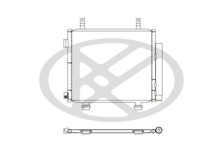 Радіатор кондиціонера KOYORAD CD100582