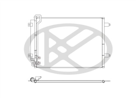 Радіатор кондиціонера KOYORAD CD440710