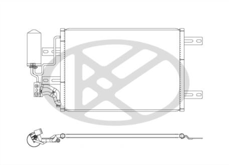 Радіатор кондиціонера KOYORAD CD460645