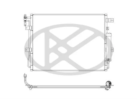 Радіатор кондиціонера KOYORAD CD611303