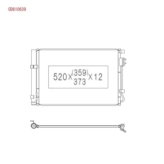 Радиатор кондиционера KOYORAD CD810639