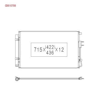 Радіатор кондиціонера KOYORAD CD810708