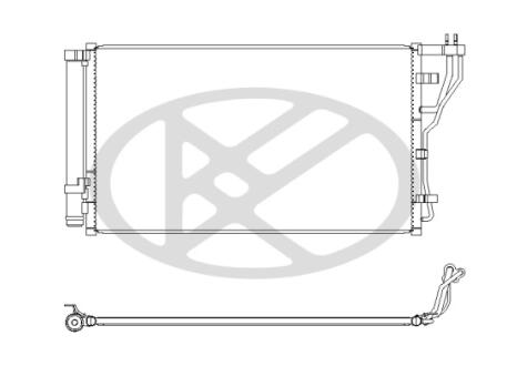 Радіатор кондиціонера KOYORAD CD821048