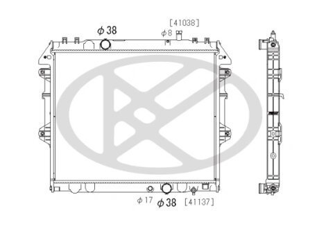 Радіатор системи охолодження KOYORAD PL011851R
