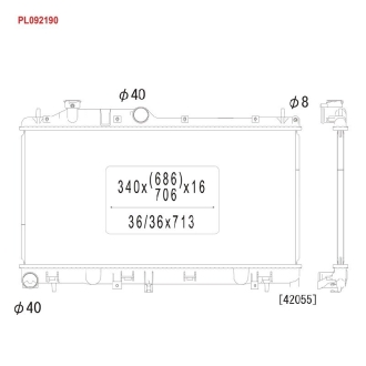 Радіатор KOYORAD PL092190
