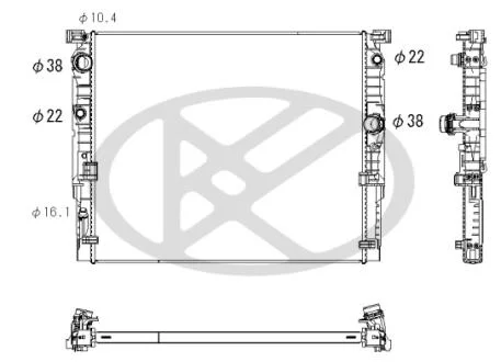 Радиатор KOYORAD PL423362R