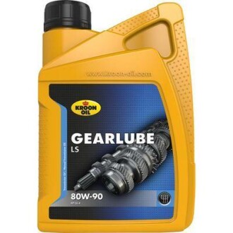 Трансмиссионное масло Gearlube LS GL-5 GL-5 LS 80W-90 минеральное 1 л KROON OIL 01214