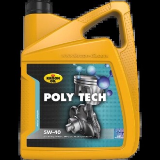 Олива моторна POLY TECH 5W-40 5л KROON OIL 36140