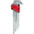 Комплект кутових штифтових гайкових ключів Torx екстра довгий 10 шт KS TOOLS 151.4860 (фото 1)