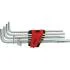 Комплект кутових штифтових гайкових ключів подовжених 10 шт KS TOOLS 151.4980 (фото 2)