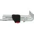 Комплект кутових штифтових гайкових ключів подовжених 10 шт KS TOOLS 151.4980 (фото 3)
