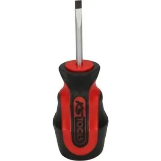 Шліцева викрутка ERGOTORQUEplus, коротка, 4 мм KS TOOLS 159.1121