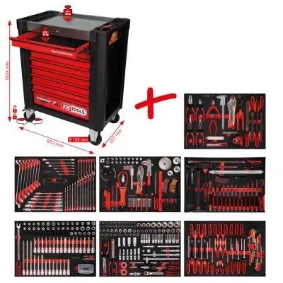 Візок PERFORMANCEplus P10, 397 інструментів на 7 ящиків KS TOOLS 810.7397 (фото 1)