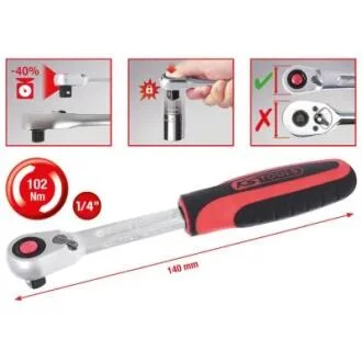 Тріскачка 1/4" SlimPOWER 72 зубці KS TOOLS 920.1490