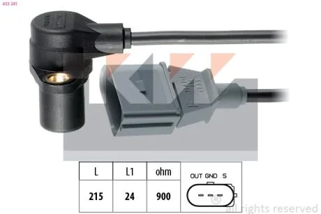 Датчик коленвала KW 453 241