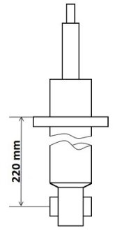 Амортизатор газомасляний KYB 3418024
