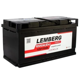 Акумулятор автомобільний LEMBERG 110 Аh/12V Lemberg LB110-0
