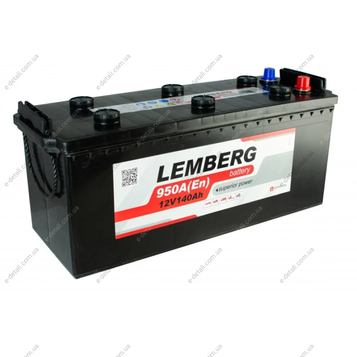 Аккумулятор автомобильный LEMBERG 140 Аh/12V Lemberg LB140-3 (фото 1)