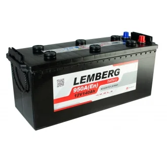 Аккумулятор автомобильный LEMBERG 140 Аh/12V Lemberg LB140-3