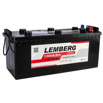 Аккумулятор автомобильный LEMBERG 190 Аh/12V  Lemberg LB190-3