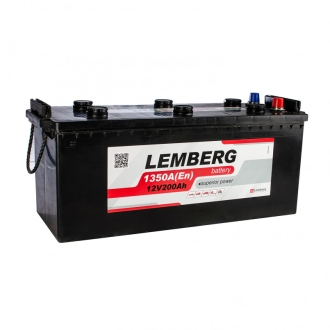 Аккумулятор 200 Аh/12V battery (корпус 190) Lemberg LB200-3