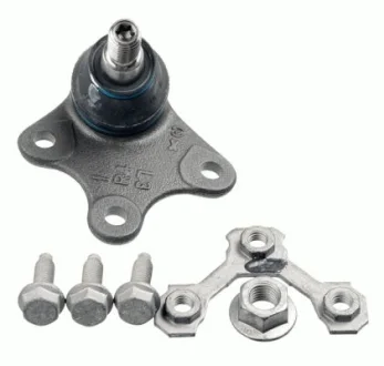 Опора кульова (передня/знизу/ззовні/R) Audi A2/Skoda Fabia/Roomster/VW Polo 99-10 LEMFORDER 25525 02