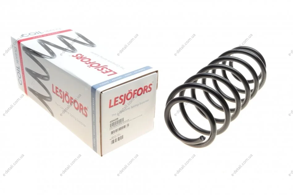 Пружина (передняя) Audi 80/90/Coupe 1.6D/TD/2.0-2.2 81-87 (седан/купе) (шасси от 8192280232-) LESJOFORS 4004228 (фото 1)