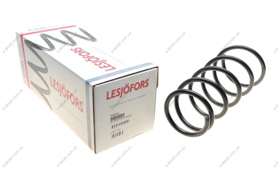 Пружина (передняя) Fiat Sedici 1.6 16V 06-14 (SUV)/Suzuki SX4 1.6VVT 4х4 06- (накл.зад.ч.) LESJOFORS 4026213 (фото 1)