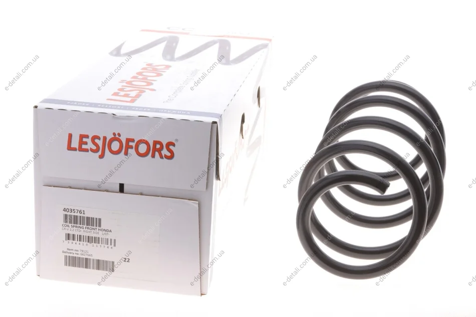 Пружина (передняя) Honda CR-V 2.2 i-CTDi/i-DTEC 07- (R) (SUV) LESJOFORS 4035761 (фото 1)
