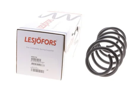 Пружина (передняя) Peugeot 207 1.4 06-15 (хэтчбэк)/SW 1.4 07-13 (универсал) (+AC) LESJOFORS 4066758