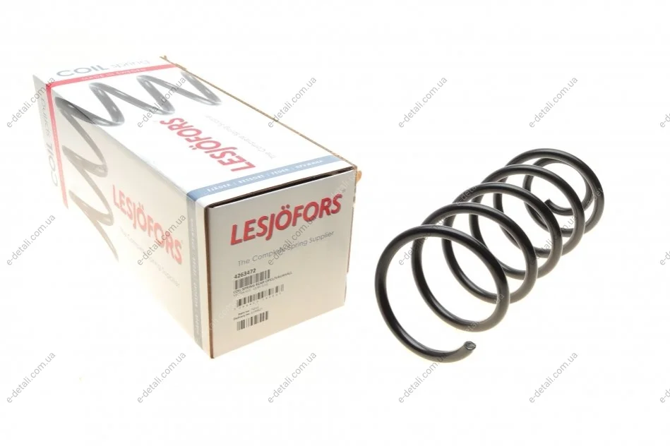 Пружина (задняя) Opel Vectra B 1.6-2.0/2.0-2.2DTI 95-02 (сед./хетч)(с пост.d)(без с-мы рег.дор.)(HD) LESJOFORS 4263472 (фото 1)