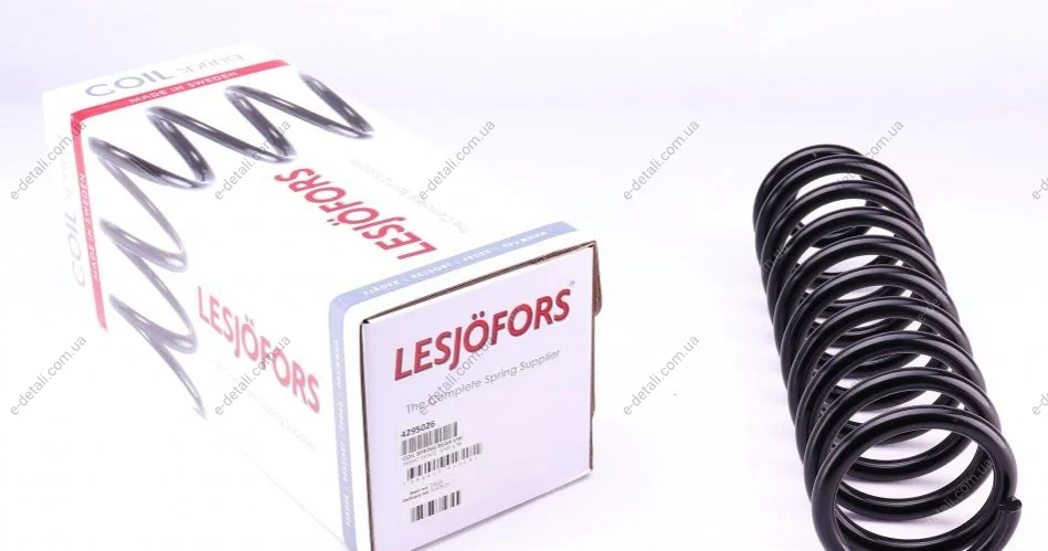 Пружина (задняя) VW Passat B3/B4 1.6-2.0/1.9TD/TDI/2.8 VR6 93-97 (универсал) (с пост.диам.) LESJOFORS 4295026 (фото 1)