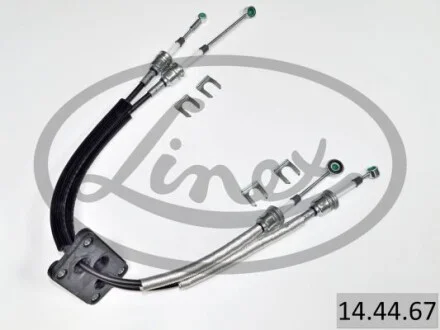 Трос кулисы Citroen Jumper/Peugeot Boxer 2.2D 06- (1115+1048mm) LINEX 14.44.67