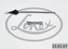 Трос ручника (задний) Ford Focus 99-03 (барабанный тормоз) LINEX 15.01.67 (фото 3)