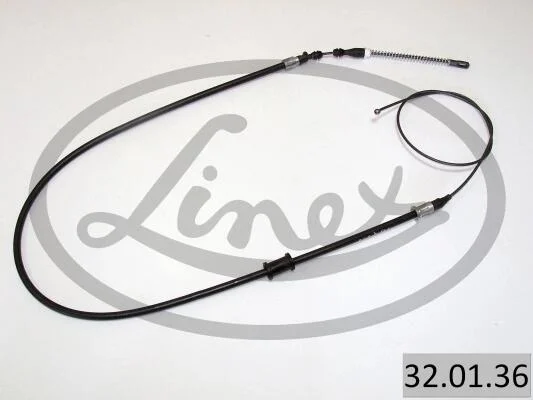 Трос ручника (R) Opel Vectra A 1.4-1.8i 88-95 (2079/1022mm) LINEX 32.01.36 (фото 1)