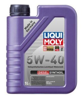 Моторна олива Diesel Synthoil 5W-40, 1л LIQUI MOLY 1340 (фото 1)