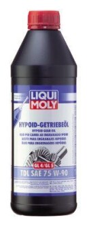 Масло трансмиссионное Hyp.-Getriebeol TDL 75W-90 1л LIQUI MOLY 1407