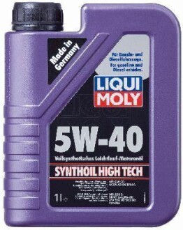 Масло моторное Synthoil High Tech 5W-40 1л LIQUI MOLY 1855