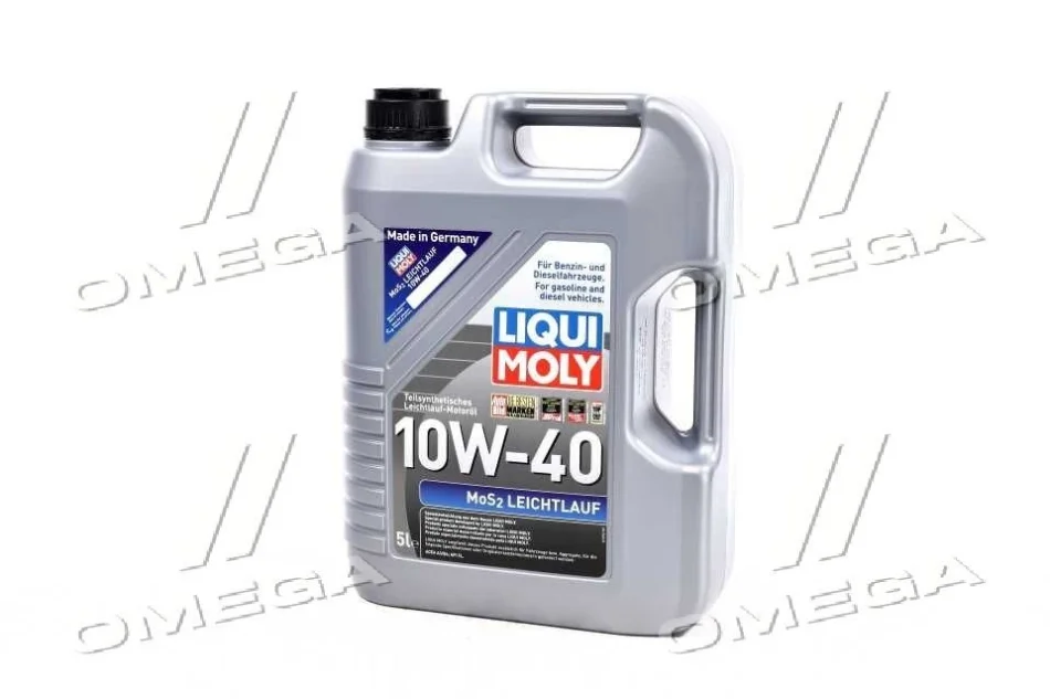 Олива моторна Liqui Moly MoS2 Leichtlauf 10W-40 (Каністра 5л) LIQUI MOLY 1931/2184 (фото 1)