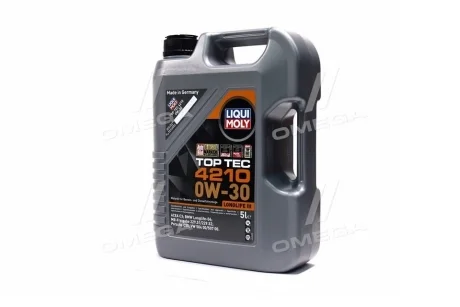 Масла моторные Liqui Moly TOP TEC 4210 0W-30 (Канистра 5л) LIQUI MOLY 21605