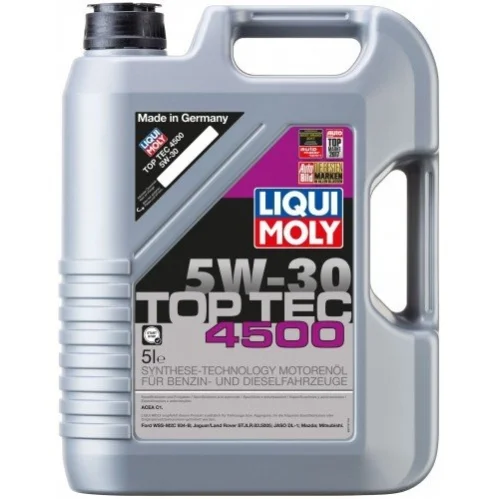 Масло моторное Liqui Moly Top Tec 4500 5W-30 (5 л) LIQUI MOLY 2318 (фото 1)